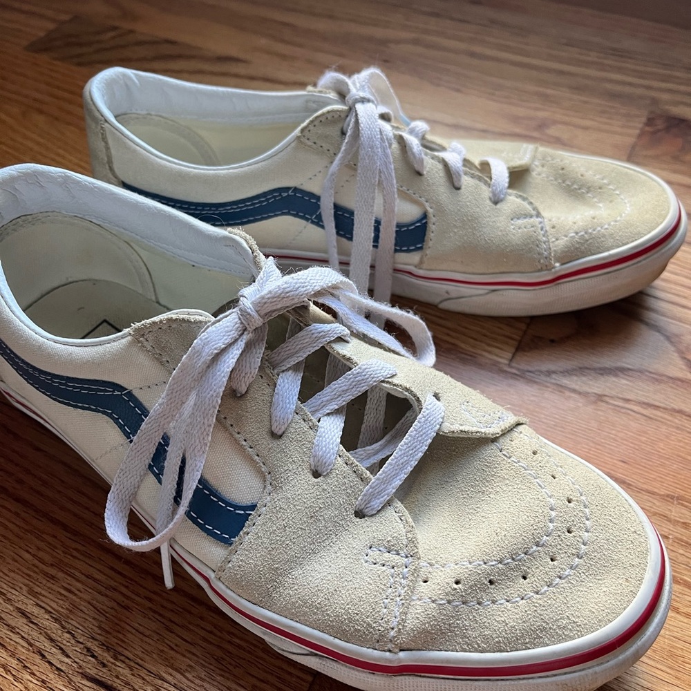 Van’s SK8-Low classic white/Navy W/9 M/7.5
